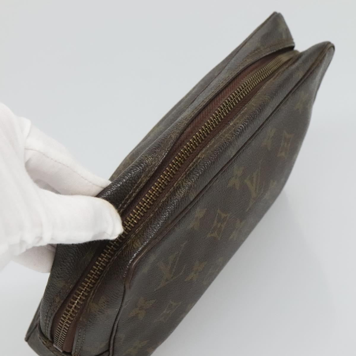 Louis Vuitton Trousse Toilette Monogram Canvas, BROWN, CANVAS, Clutche & pouche