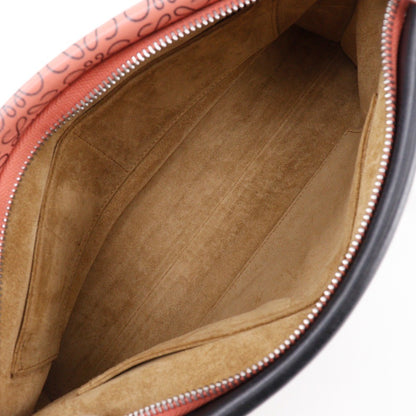 Loewe Missy Handbag Anagram Printed Leather, BLACK, LEATHER, Handbag