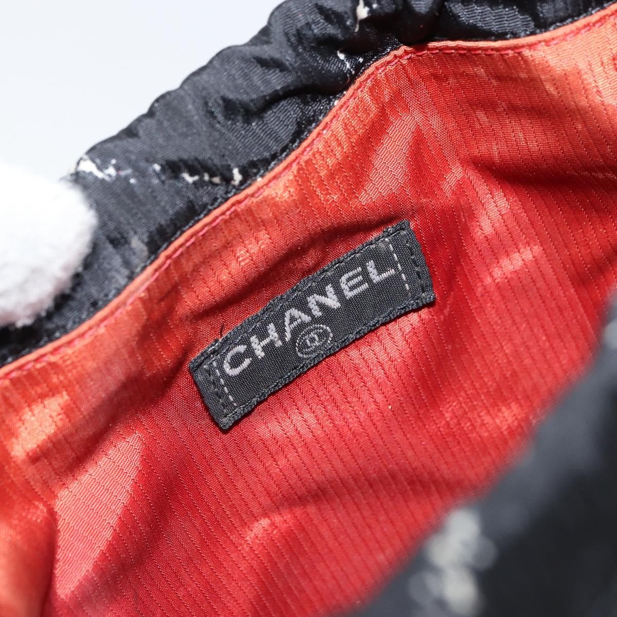 Chanel Travel line pouch Nylon, BLACK, NYLON, Clutche & pouche