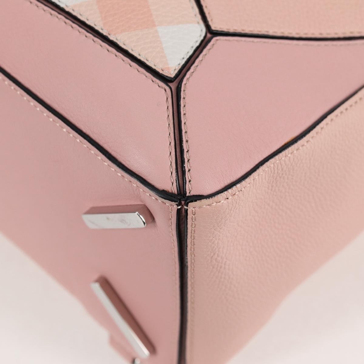 Loewe Puzzle Bag Leather, PINK, LEATHER, Handbag