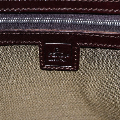 Fendi Vintage Shoulder Bag Zucca Canvas, KHAKI, CANVAS, Shoulder bag