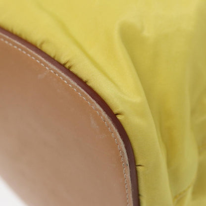 Prada Vintage Flap Messenger Bag Tessuto, YELLOW, NYLON, Shoulder bag