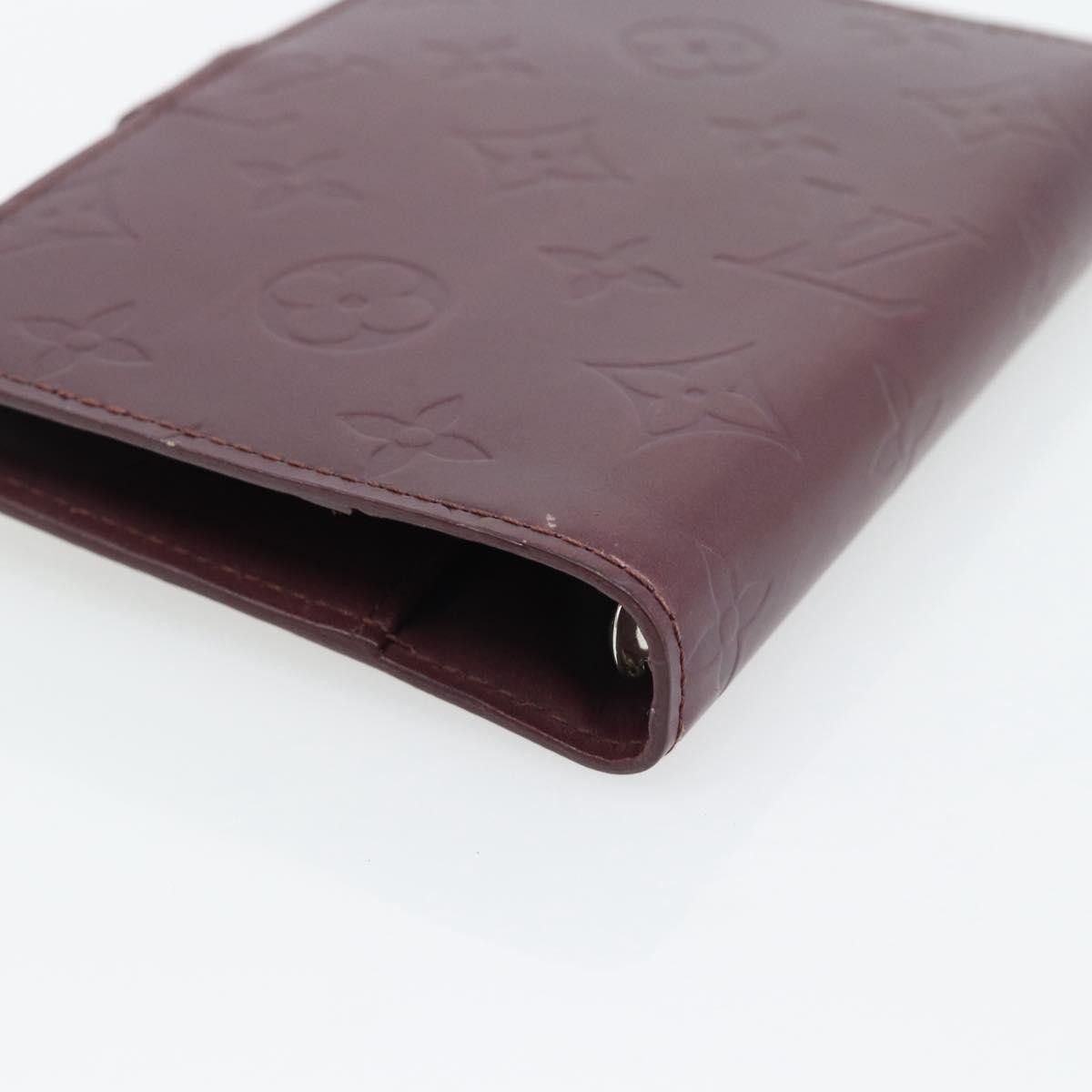 Louis Vuitton Agenda Cover Monogram Canvas, Purple, Canvas, Clutch
