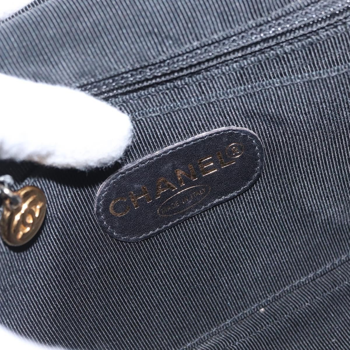 Chanel Vintage CC Shoulder Bag Caviar, BLACK, LEATHER, Shoulder bag