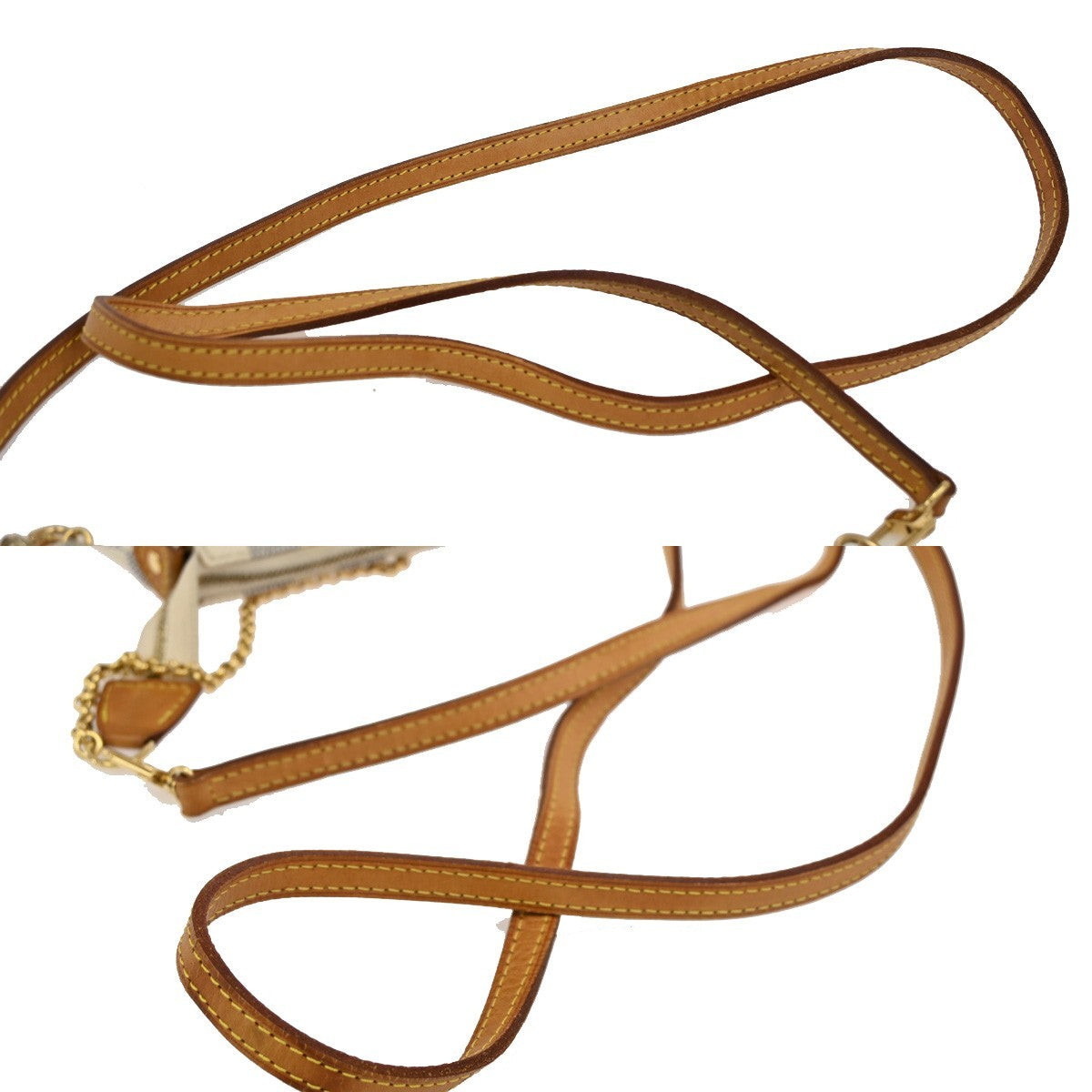 Louis Vuitton Eva Handbag Damier, WHITE, CANVAS, Shoulder bag