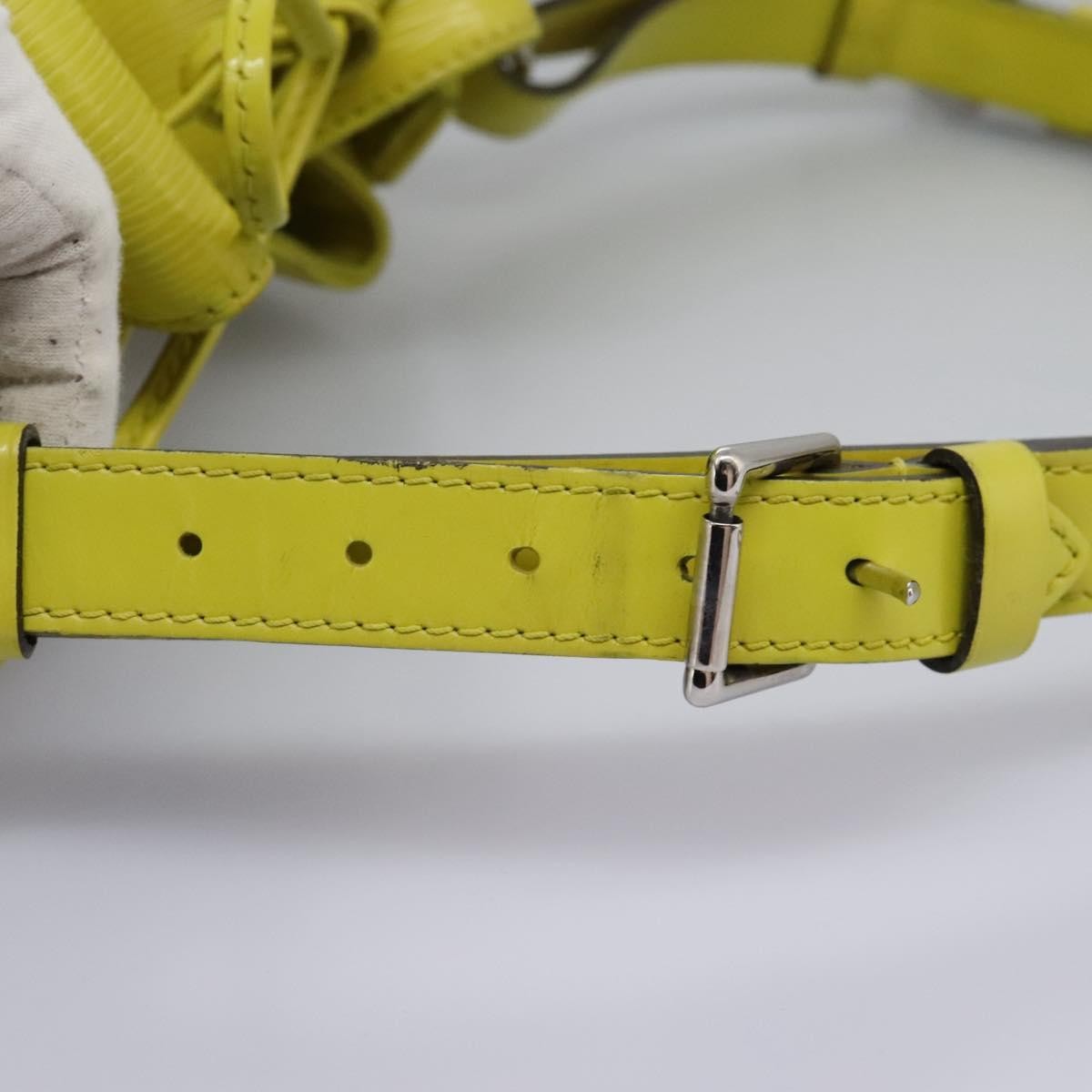 Louis Vuitton Petit Noe Handbag Epi Leather, GREEN, LEATHER, Shoulder bag