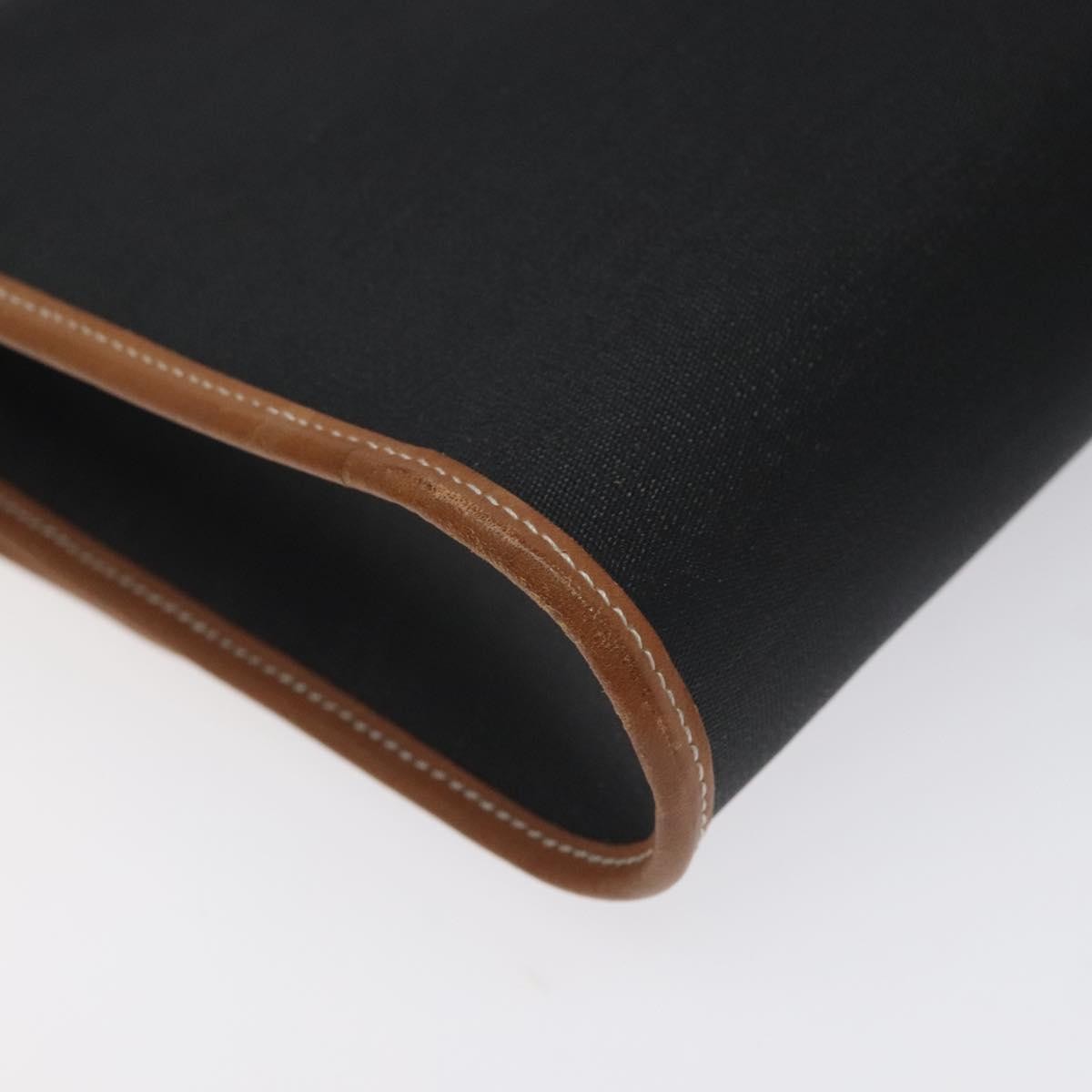 Christian Dior Vintage Flap Crossbody Bag Canvas, BLACK, CANVAS, Shoulder bag