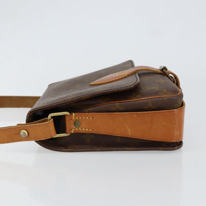 Louis Vuitton Cartouchiere Handbag Monogram Canvas, BROWN, CANVAS, Shoulder bag