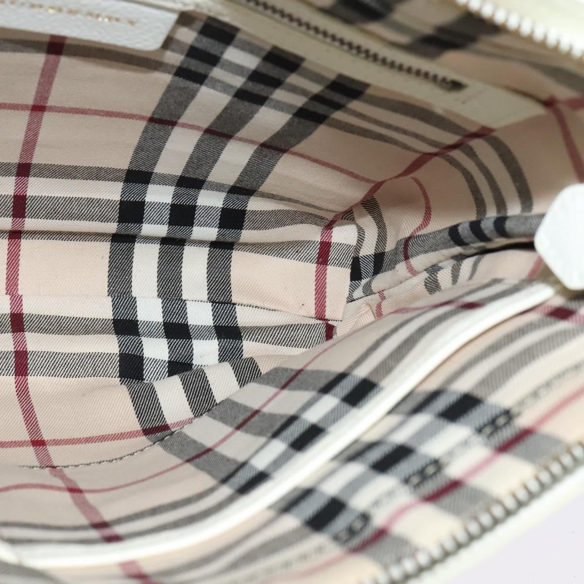 Burberry Shoulder Bag Leather, WHITE, LEATHER, Shoulder bag