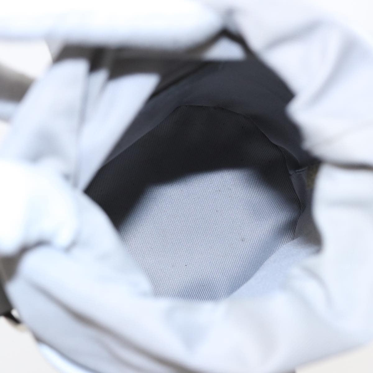 Louis Vuitton Chalk Nano Bag Limited Edition Logo Story Monogram Canvas, GRAY, CANVAS, Handbag