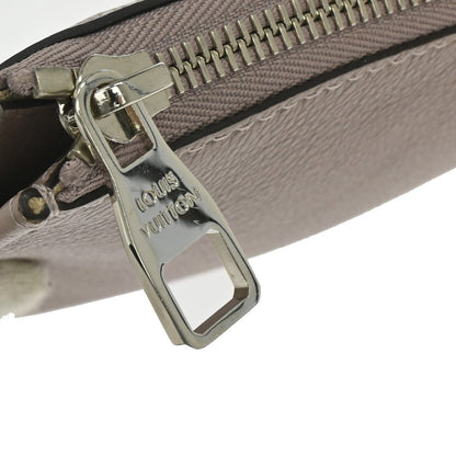 Louis Vuitton Zip Around Pochette Jour Leather, Beige, Leather, Clutch