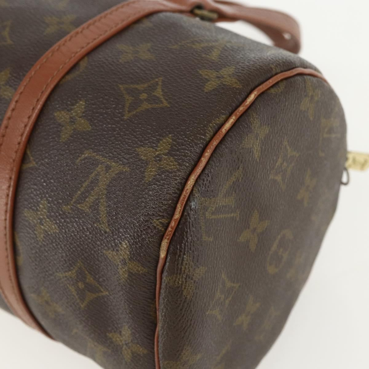 Louis Vuitton Papillon Handbag Monogram Canvas, BROWN, CANVAS, Handbag