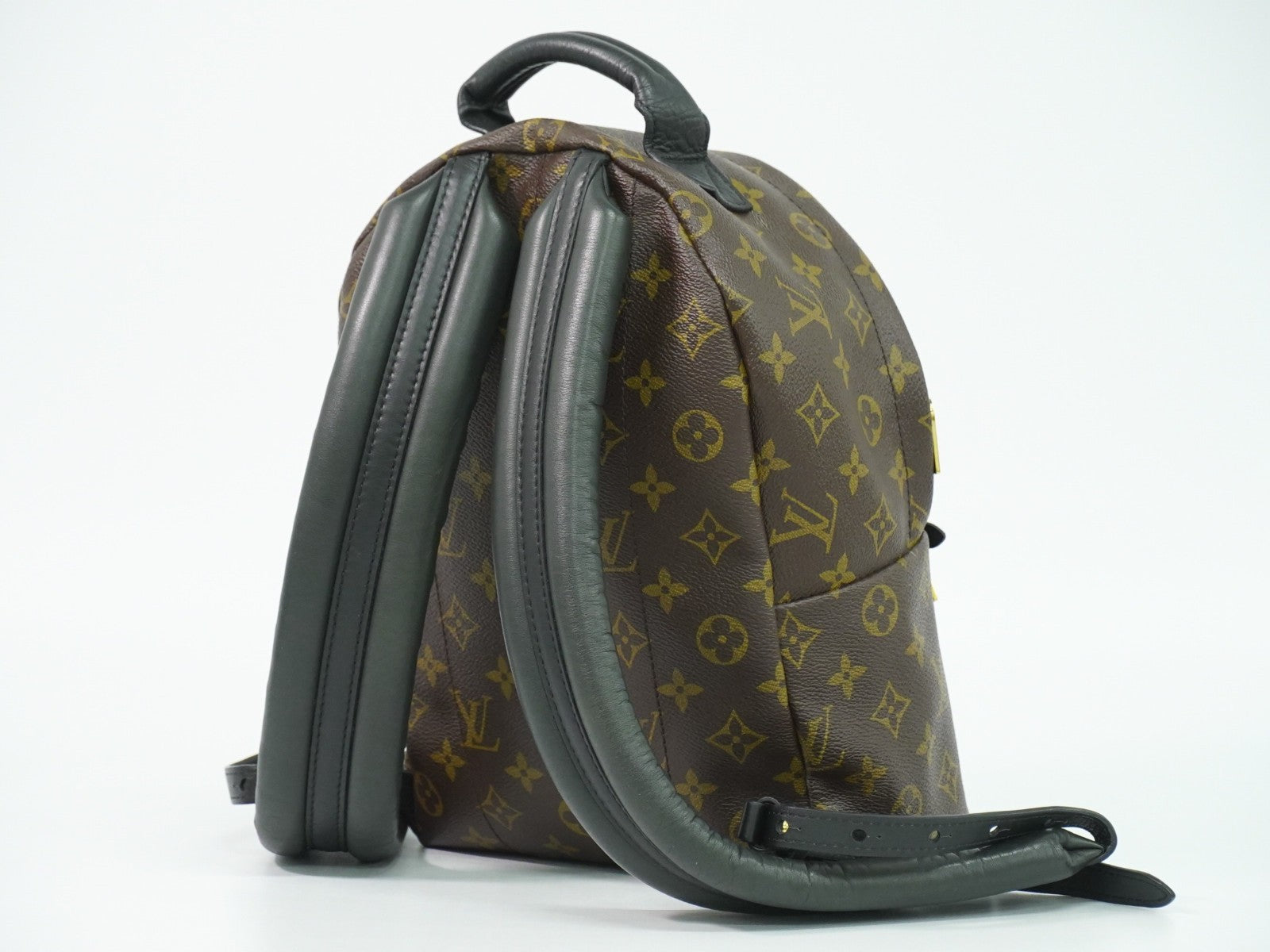 Louis Vuitton Palm Springs Backpack Monogram Canvas, BROWN, CANVAS, Backpack