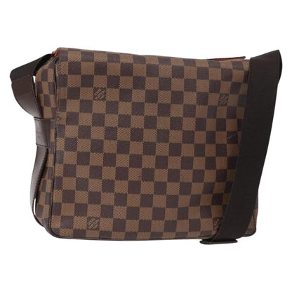 Louis Vuitton Naviglio Handbag Damier, BROWN, CANVAS, Shoulder bag