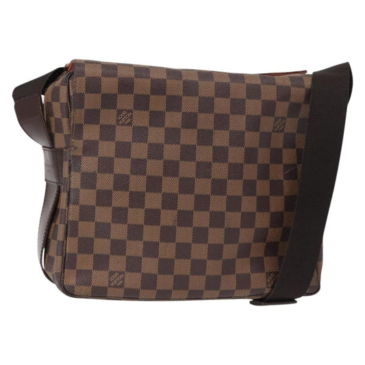 Louis Vuitton Naviglio Handbag Damier, BROWN, CANVAS, Shoulder bag