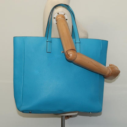 Burberry Vintage tote bag Leather, BLUE, LEATHER, Tote bag