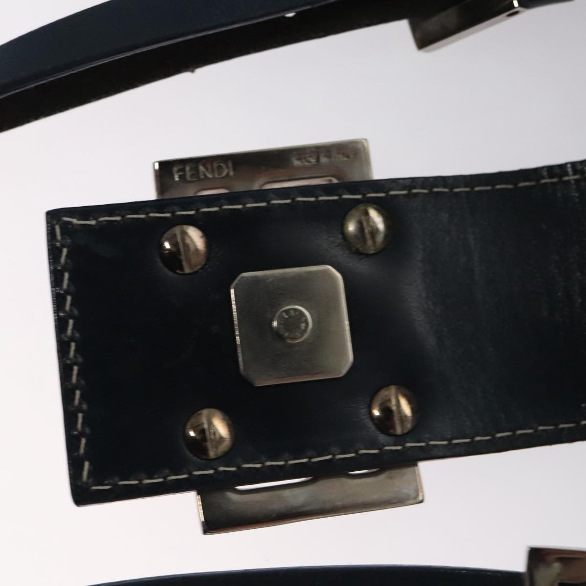 Fendi Vintage Shoulder Bag Zucca Canvas, NAVY, CANVAS, Handbag