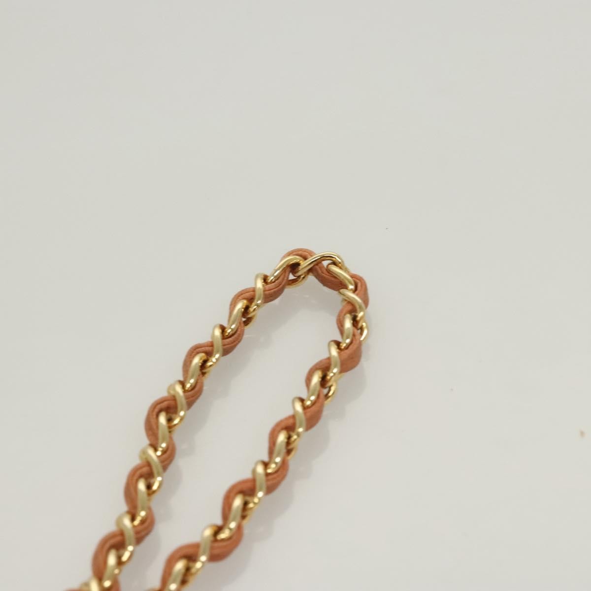 Chanel Coco Charm Wristlet Pouch Multicolor Canvas, ORANGE, SUEDE, Clutche & pouche