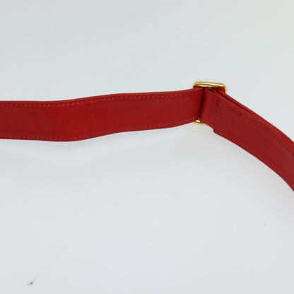 Gucci Waist Bag Leather, RED, LEATHER, Shoulder bag