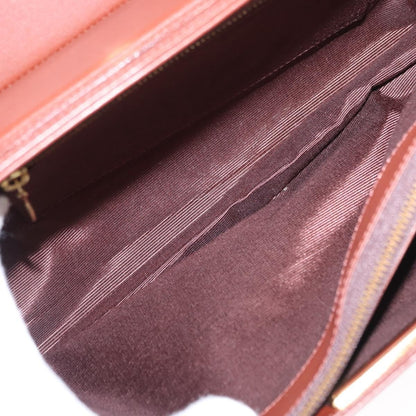 Valentino Garavani Vintage Handbag Leather, BURGUNDY, LEATHER, Handbag