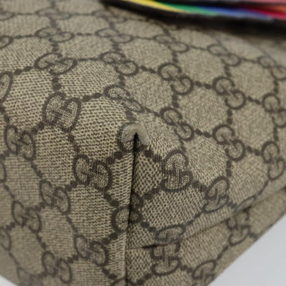 Gucci Children's tote with rainbow butterfly Canvas, BEIGE, PVC, Tote bag