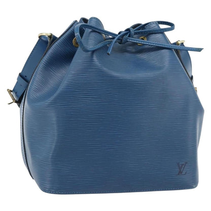 Louis Vuitton Noe Handbag Epi Leather, Blue, Leather, Shoulder Bag