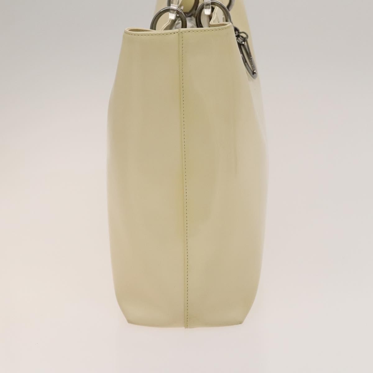 Christian Dior Vintage Lady Dior Patent Patent leather, BEIGE, PATENT_LEATHER, Handbag