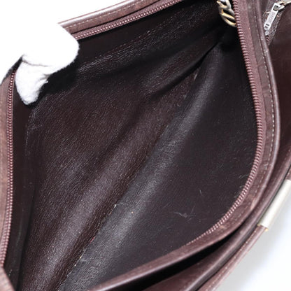 Christian Dior Vintage Trotter Shoulder Bag Canvas, BROWN, CANVAS, Shoulder bag