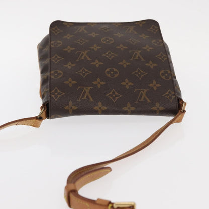 Louis Vuitton Musette Salsa Handbag Monogram Canvas, BROWN, CANVAS, Shoulder bag