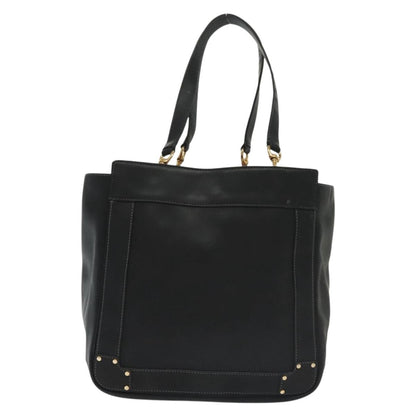Chloe Vintage Shoulder Bag Leather, BLACK, LEATHER, Shoulder bag
