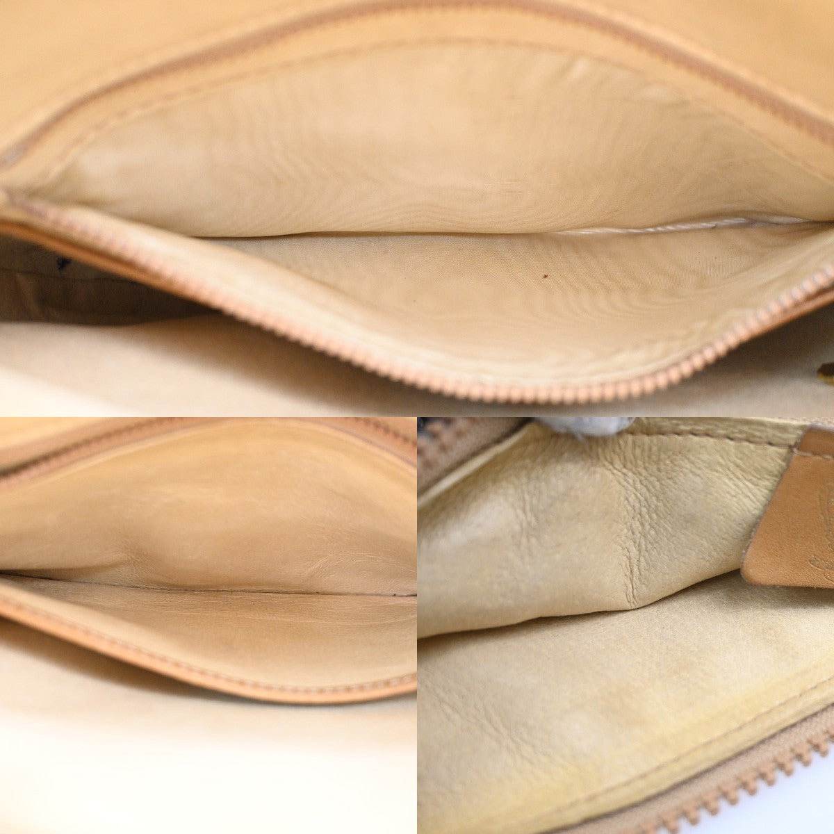 Gucci Vintage Shoulder Bag GG Coated Canvas, BROWN, PVC, Shoulder bag