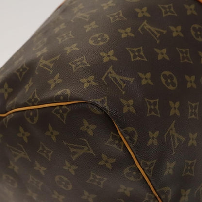 Louis Vuitton Keepall Bag Monogram Canvas, BROWN, CANVAS, Travel bag