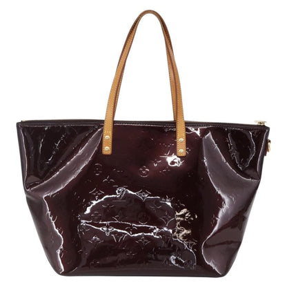 Louis Vuitton Bellevue Handbag Monogram Vernis, PURPLE, PATENT_LEATHER, Tote bag