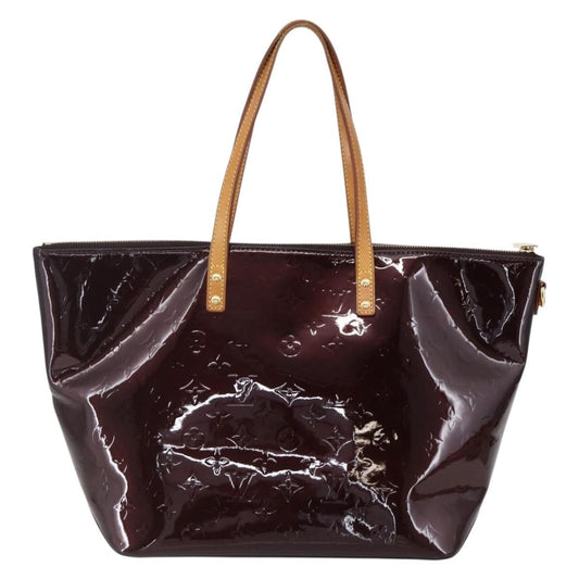 Louis Vuitton Bellevue Handbag Monogram Vernis, PURPLE, PATENT_LEATHER, Tote bag