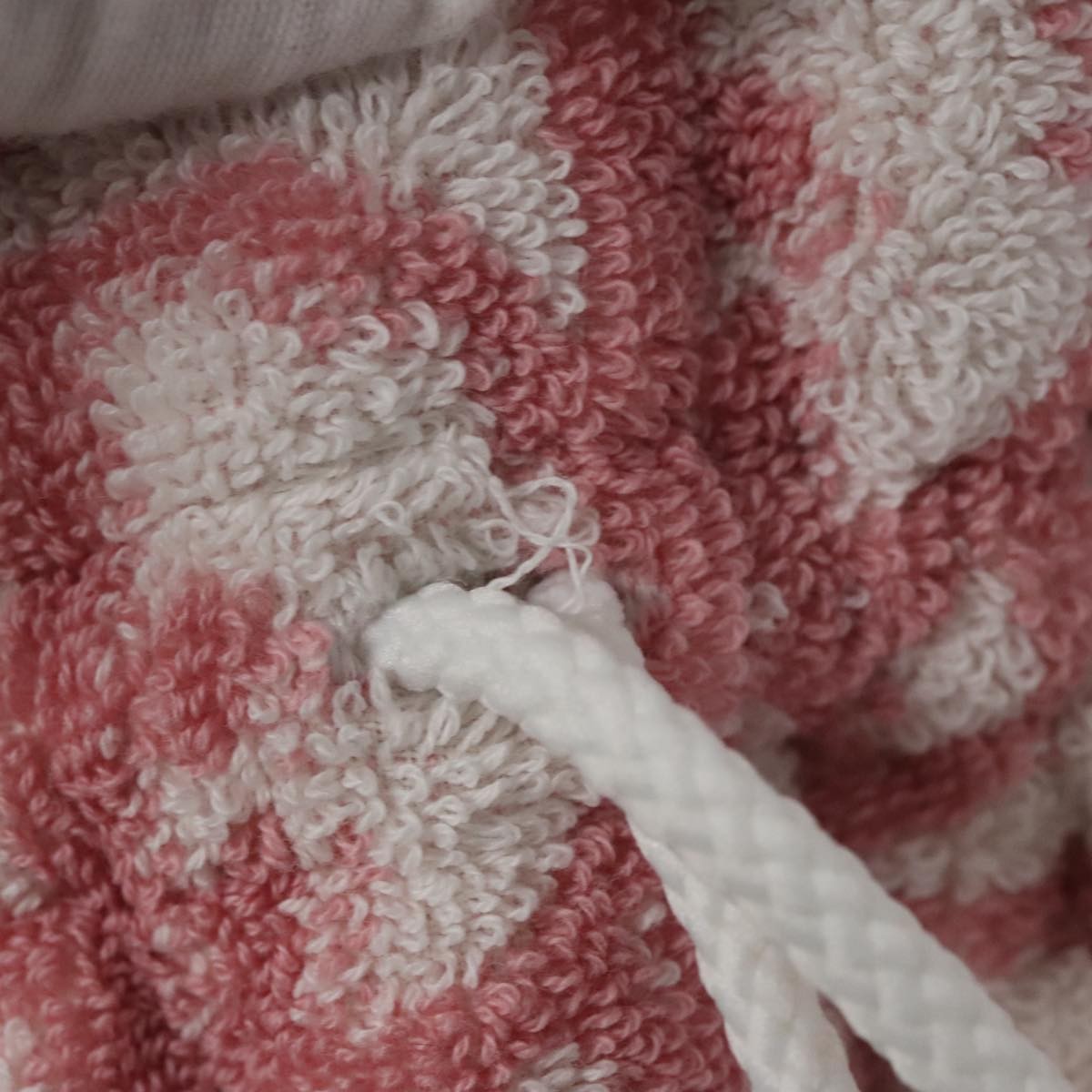 Christian Dior Vintage Trotter Pouch Pile, PINK, COTTON, Clutche & pouche