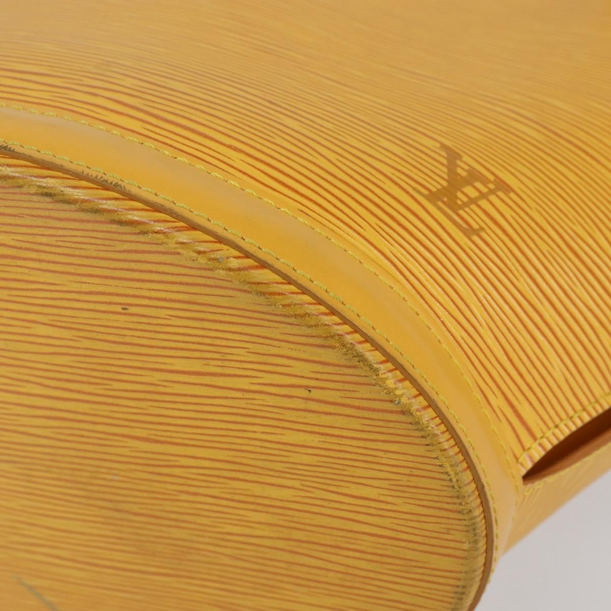 Louis Vuitton Saint Jacques Handbag Epi Leather, YELLOW, LEATHER, Shoulder bag