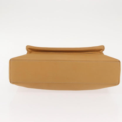 Salvatore Ferragamo Vintage Shoulder Bag Leather, BEIGE, LEATHER, Shoulder bag