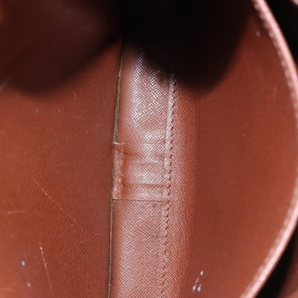 Louis Vuitton Cartouchiere Handbag Monogram Canvas, BROWN, CANVAS, Shoulder bag