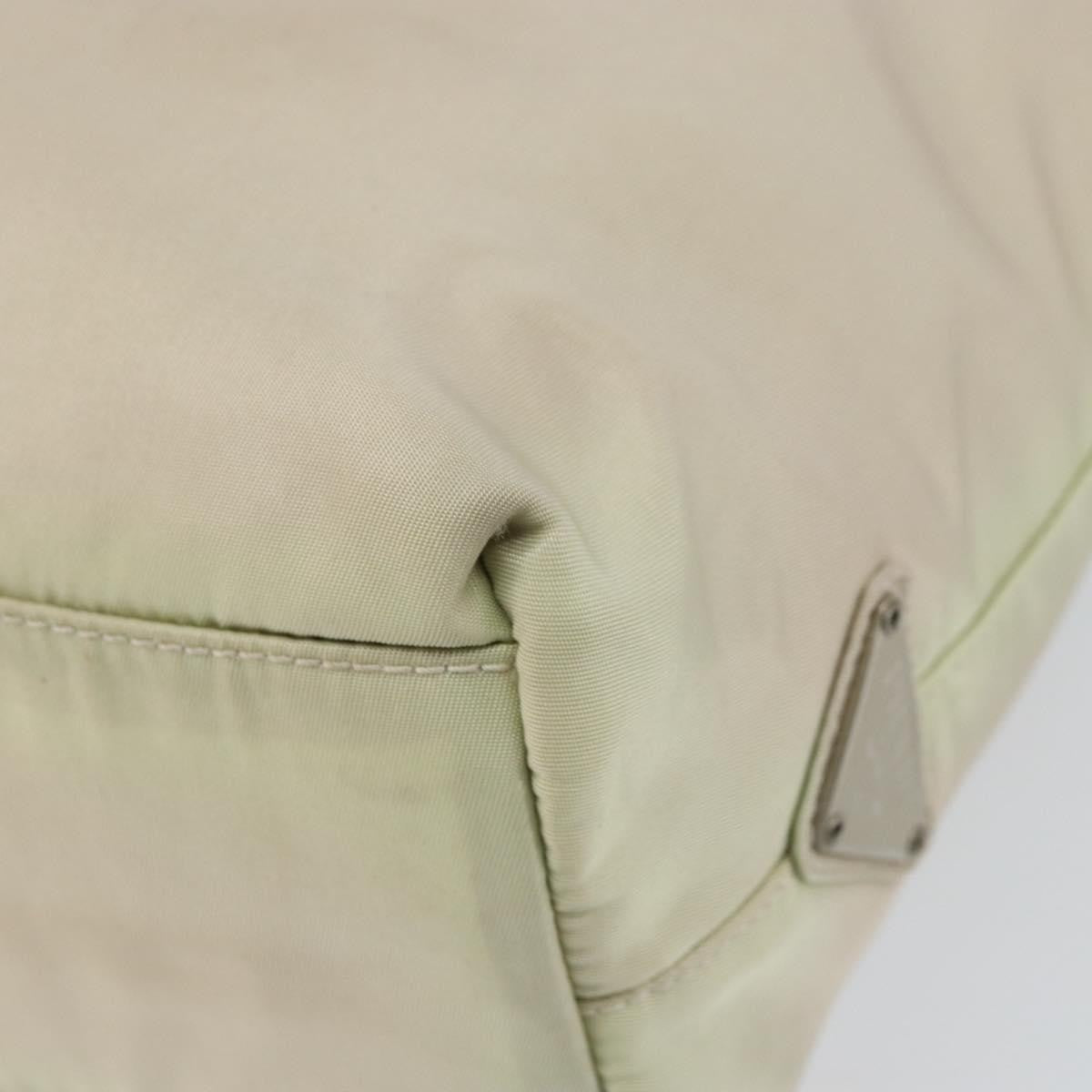 Prada Resin Handle Tote Tessuto, BEIGE, NYLON, Tote bag
