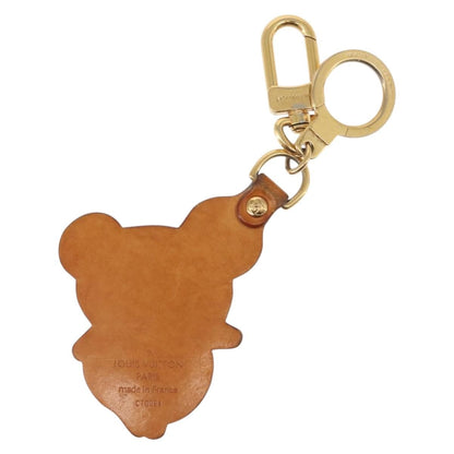 Louis Vuitton Murakami Panda Bag Charm and Keychain Vachetta Leather, BEIGE, LEATHER, Charms and Keychains