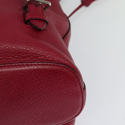 Gucci Bamboo Tassel Backpack Leather, PINK, LEATHER, Backpack