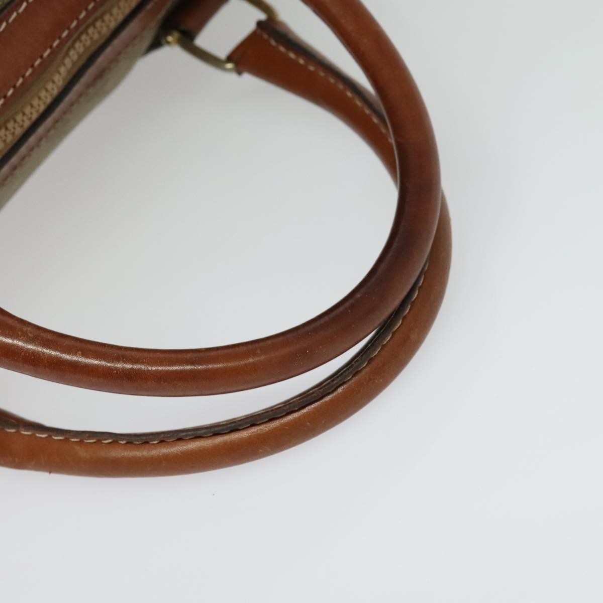 Celine Vintage Duffle Bag Macadam Coated Canvas, BEIGE, CANVAS, Travel bag