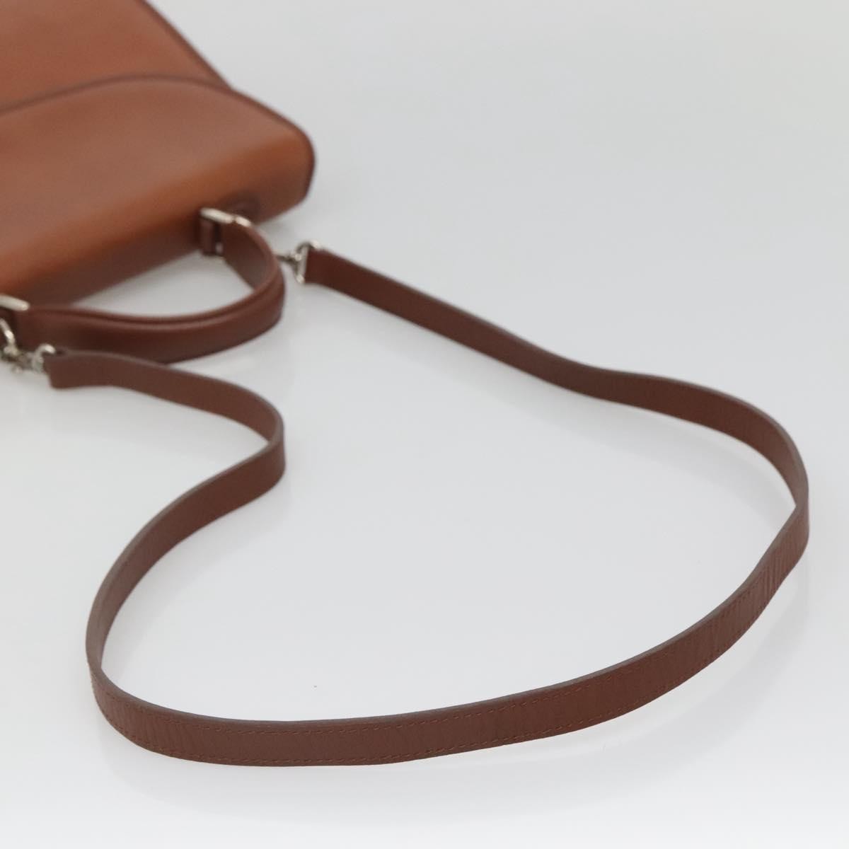 Burberry Vintage Handbag Leather, BROWN, LEATHER, Handbag