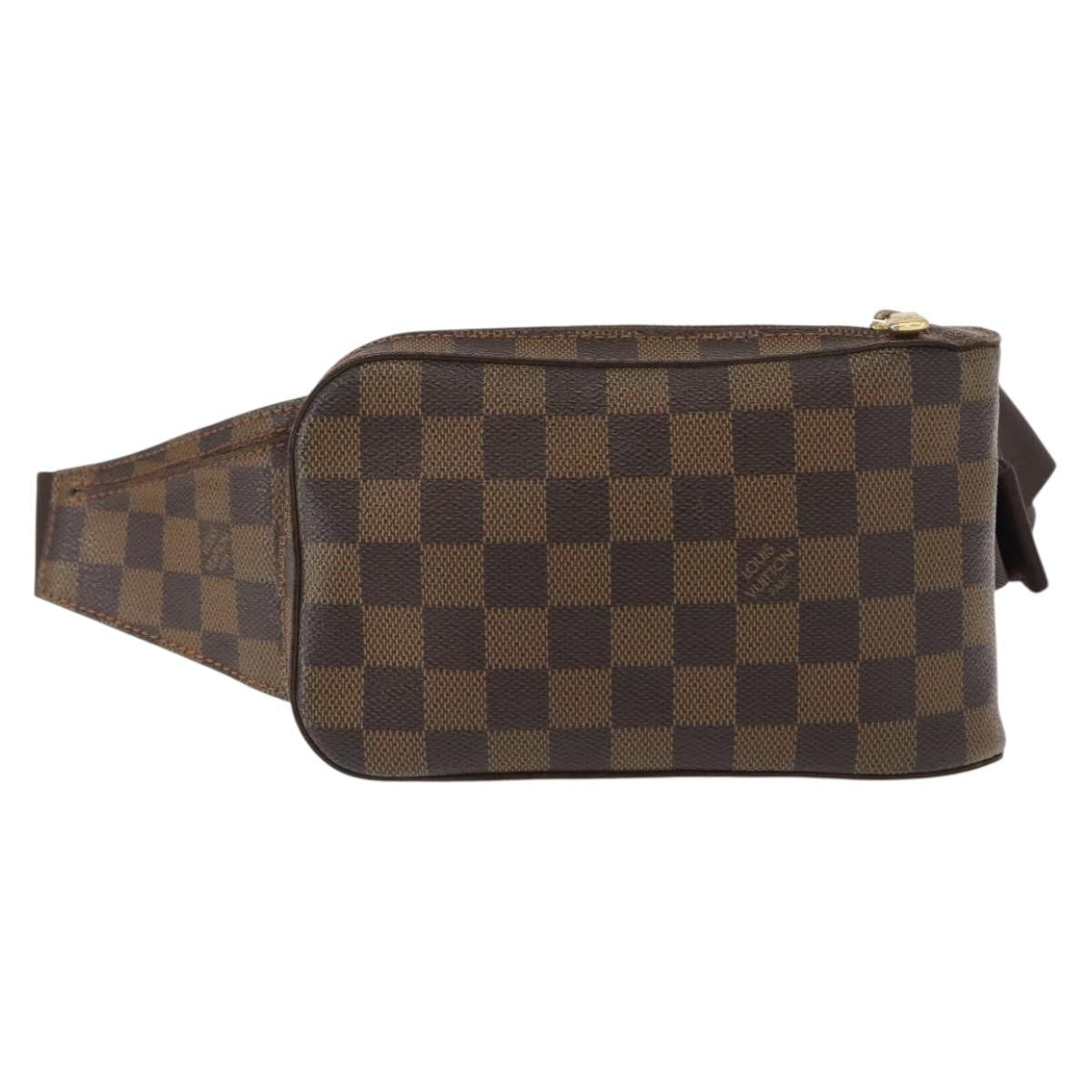 Louis Vuitton Geronimos Waist Bag Damier, BROWN, CANVAS, Shoulder bag