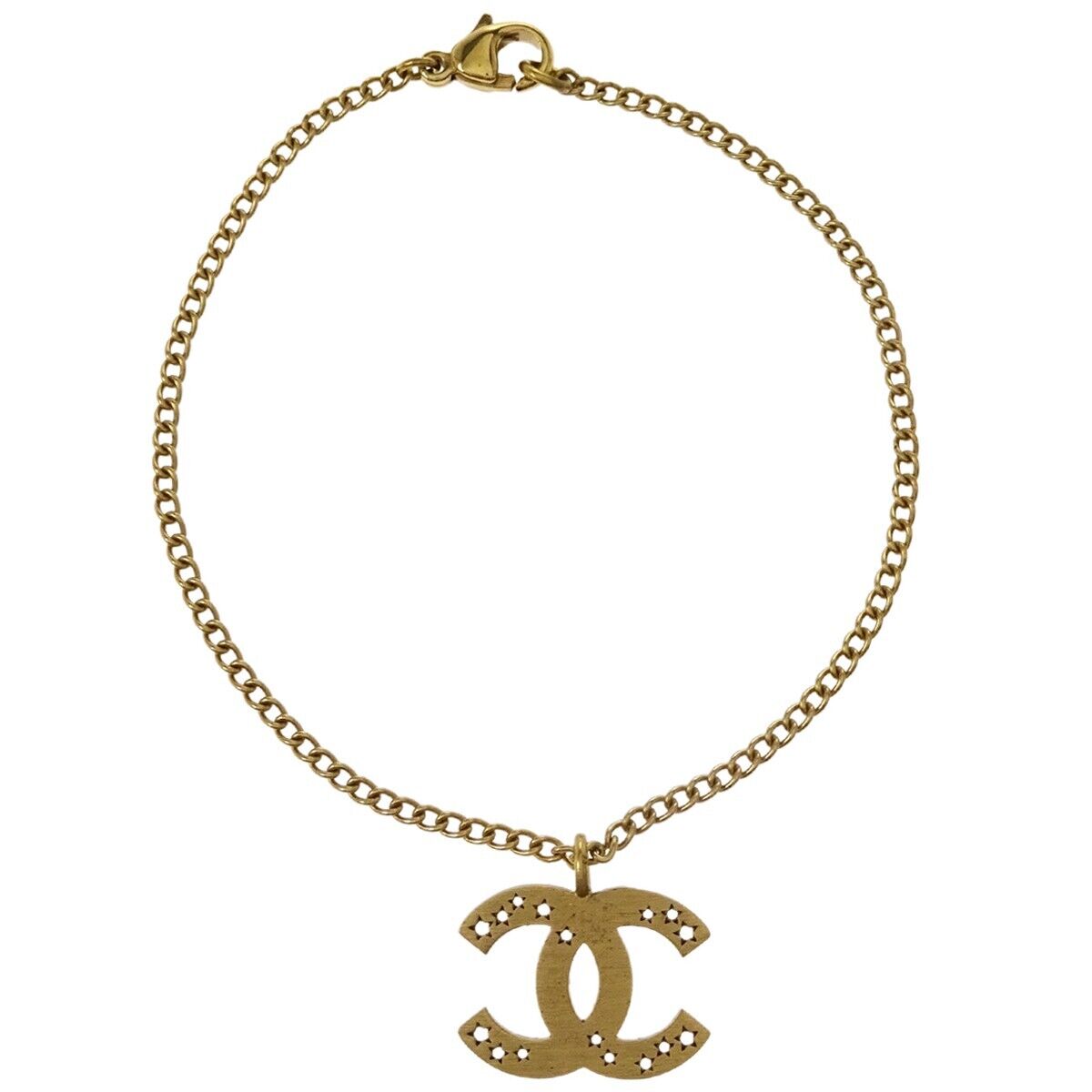 Chanel CC Star Bracelet Gold-plated, GOLD, GOLD_PLATED, Necklace