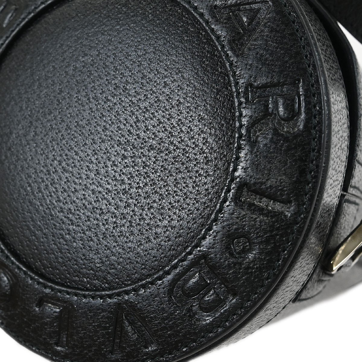 Bvlgari B.Zero1 Logomania Bag Leather, BLACK, LEATHER, Shoulder bag