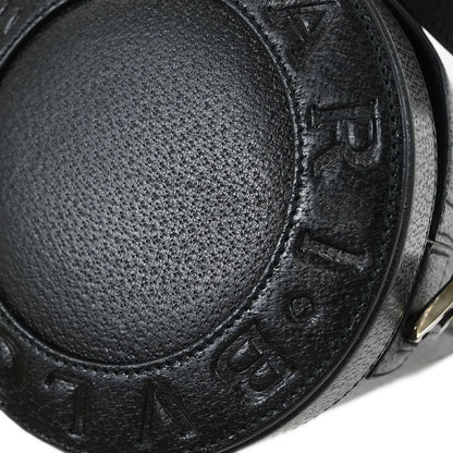 Bvlgari B.Zero1 Logomania Bag Leather, BLACK, LEATHER, Shoulder bag