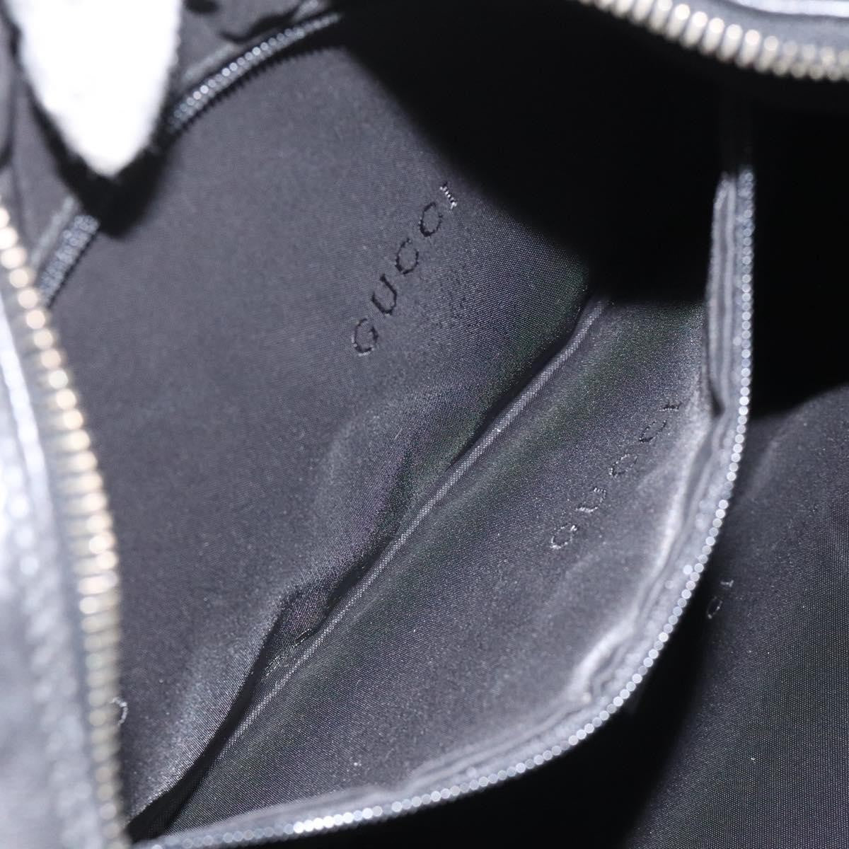 Gucci Vintage Shoulder Bag Leather, BLACK, LEATHER, Shoulder bag