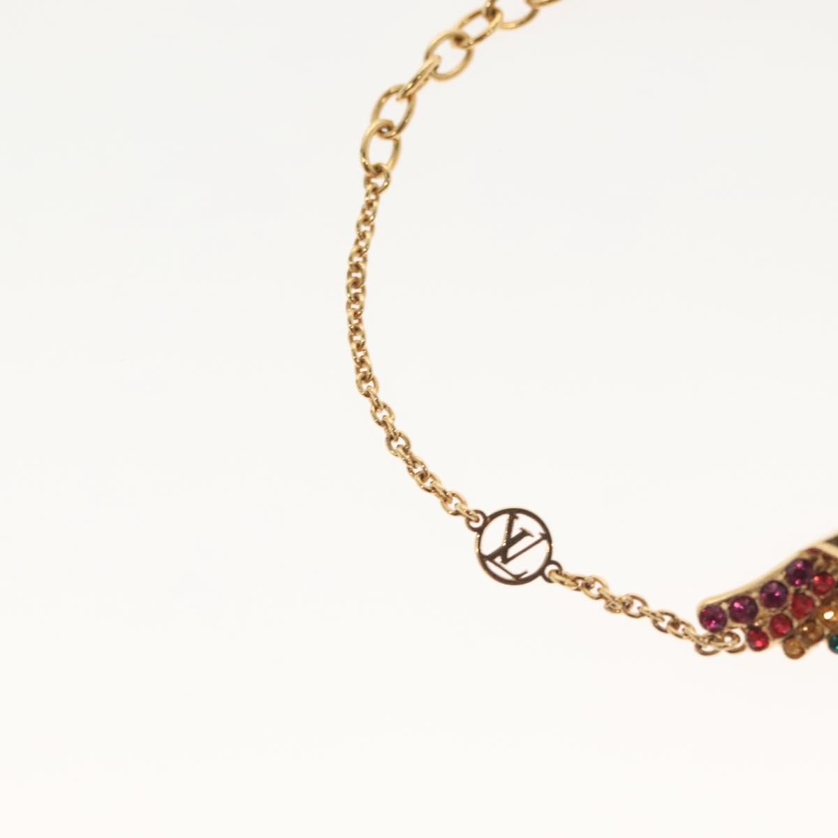 Louis Vuitton Essential V California Dreaming Bracelet Metal with Crystals, GOLD, METAL, Bracelet