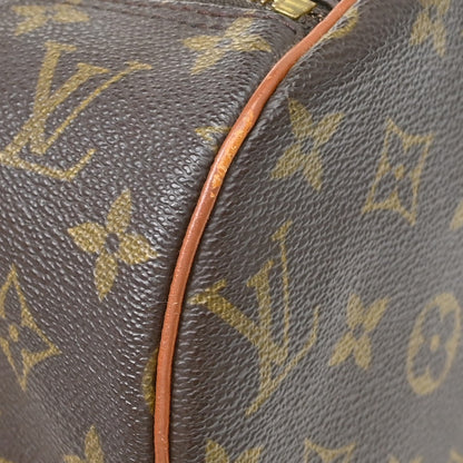 Louis Vuitton Papillon Handbag Monogram Canvas, Brown, Canvas, Handbag